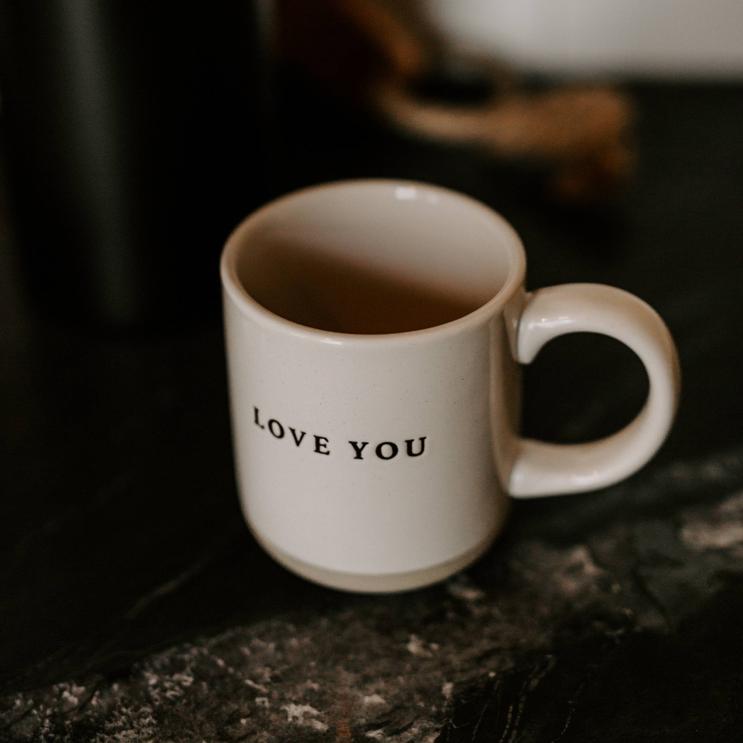 Love You Stoneware Coffee Mug - Gifts & Home Decor