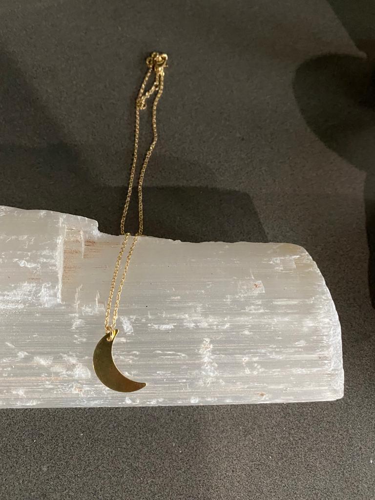 Moon Pendant Necklace