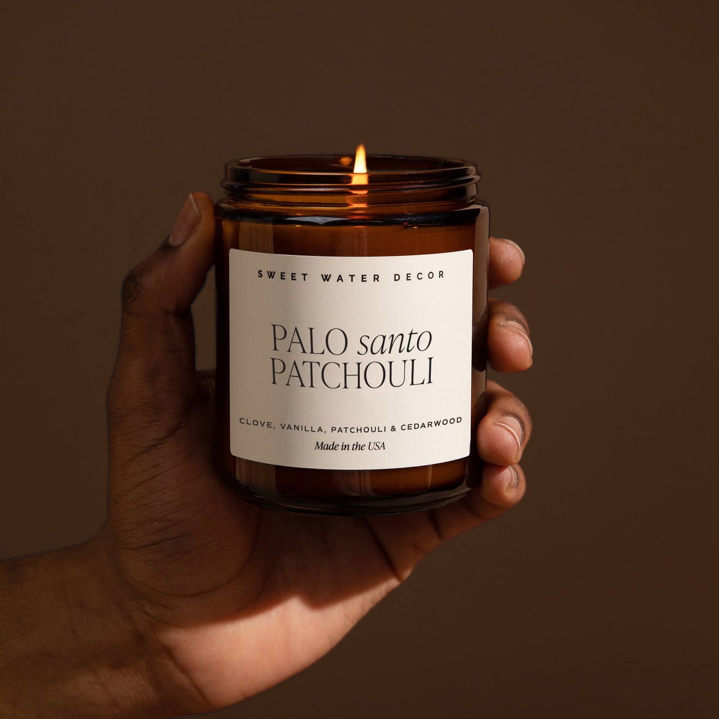 Palo Santo Patchouli 9 oz Soy Candle - Home Decor & Gifts